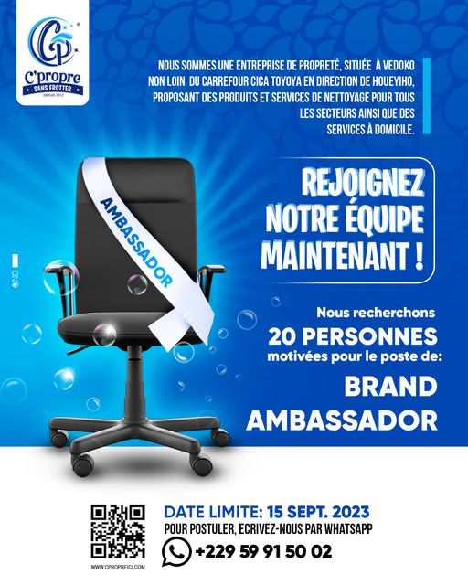 BRANDS AMBASSADORS C’PROPRE